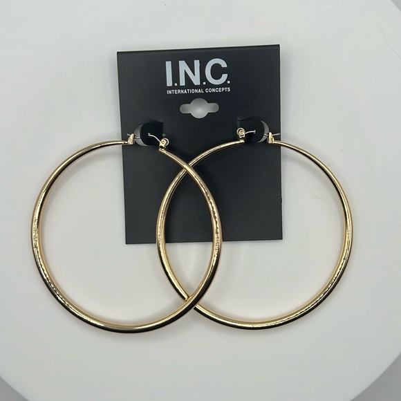 INC International Concepts Jewelry - inc gold tone hoop earrings